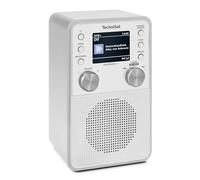 TechniSat DIGITRADIO 317 - Radio FM Dab+ Verticale avec Streaming Audio Bluetooth, Radio-réveil, minuterie de Mise en Veille, écran Couleur 2,4 Pouces, 3 Watts, Blanc