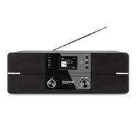 TechniSat DIGITRADIO 371 CD BT - Radio numérique stéréo (DAB+, FM, lecteur CD, Bluetooth, écran couleur, USB, AUX, prise casque, installation compacte, réveil, 10 watts, télécommande) Noir