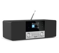 TechniSat DIGITRADIO 4 C Radio de table DAB+, FM, DAB Bluetooth noir, argent