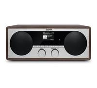 TechniSat DigitRadio 451 (webradio, DAB+ DAB, Bluetooth, Infrarouge, WiFi), Radio, Blanc, Marron
