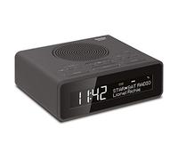 TechniSat DIGITRADIO 51 Radio-réveil DAB+ (DAB, FM, radio-réveil, réveil avec deux heures de réveil réglables, fonction snooze, minuterie de sommeil, écran réglable, prise casque) anthracite
