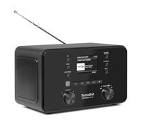 TechniSat DIGITRADIO 550 IR - Radio Internet stéréo (Dab+, FM, Wi-FI, Bluetooth, contrôle par Application, réveil), Noir