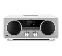 TechniSat DIGITRADIO 602, weiß/silber Radio-lecteur CD Internet DAB+, FM AUX,