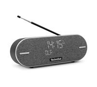 TechniSat DIGITRADIO BT 2 Haut-Parleur Bluetooth, Portable, de qualité supérieure, avec Radio numérique Dab+, FM, Horloge, minuterie de réveil, boîtier imperméable, mémoire des favoris, AUX-in,