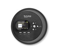 TechniSat DIGITRADIO CD 2GO BT - Radio Portable Dab+ avec Lecteur CD (Dab+, FM, MP3 avec Fonction Resume, Bluetooth, ASP, Prise Casque, égaliseur, mémoire favorique) Noir