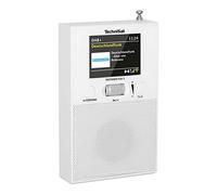 TechniSat DIGITRADIO FLEX 2 Radio prise de courant DAB+, FM Bluetooth avec caisson d'enceinte, fonction réveil blanc