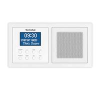 TechniSat Radio encastrable DIGITRADIO UP 1 – DAB+, FM, Bluetooth, LCD, réveil – Blanc