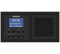 TechniSat DIGITRADIO UP 1 Radio prise de courant DAB+, FM Bluetooth fonction réveil, avec caisson d'enceinte noir