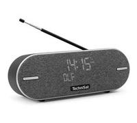 Technisat Enceinte sans fil Bluetooth. IPX5 Resiste aux eclaboussures fonction radio lumiere multicolore autonomie 20 h - Anthracite anthracite