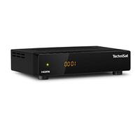 TechniSat HD-S 261 - Récepteur Satellite HD Compact (Sat DVB-S/S2, HDTV, HDMI, USB, liste préinstallée, minuterie, Commande Locale, télécommande) Noir