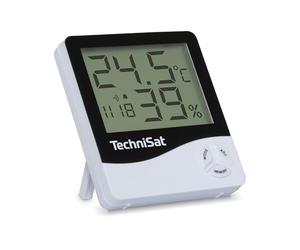 TechniSat Imeteo M1 Thermo-hygromètre numérique avec affichage de l'heure (contrôle de la température et de l'humidité à l'intérieur, valeurs min/max des dernières 24 heures, affichage de l'heure et