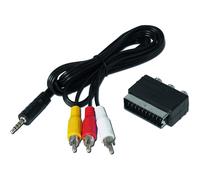 TechniSat Kit Jack RCA/Péritel Adaptateur pour Technisat Récepteur (Compatible avec Les DigiPal T2 HD et DigiPal T2 DVR, Digit S