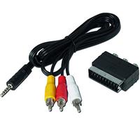 TechniSat Kit adaptateur RCA/Péritel – Compatible DigiPal T2 et Digit S3 – Noir