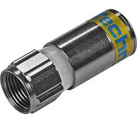 TechniSat - Lot de 20 connecteurs F à compression 4,9 mm - Connecteurs F | de haute qualité, Pour câbles coaxiaux, câbles d'antenne et câbles satellite, étanches et résistants aux intempéries