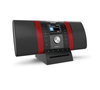 TechniSat MULTYRADIO 4.0 SE - Radio Internet (radio Wi-Fi, DAB+, FM, Spotify, Bluetooth, lecteur CD, USB, écran couleur, 2 haut-parleurs stéréo de 10 W) - Noir/rouge