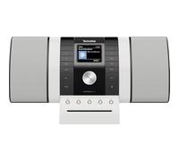 TechniSat MULTYRADIO 4.0 SE - Radio Internet (radio Wi-Fi, DAB+, FM, Spotify, Bluetooth, lecteur CD, USB, écran couleur, 2 haut-parleurs stéréo de 10 W) - Noir/blanc