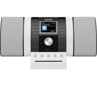 TechniSat MULTYRADIO 4.0 SE, schwarz/weiß Radio de table Internet DAB+, FM USB, CD, FM, DAB+, radio internet, Bluetooth, WiFi, MP3 avec télécommande, Spotify,