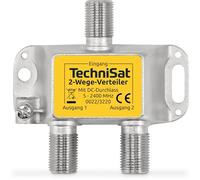 TechniSat Répartiteur 2 Voies - Répartiteur Large Bande avec Passage CC (Compatible DiSEqC, utilisable comme combinateur, utilisable dans Les installations TECHNIROUTER)
