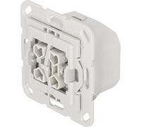 TechniSat Smart Home Interrupteur série avec double interrupteur à bascule - (boîtier encastré, Z-Wave Plus, contrôle intelligent de la lumière par application, compatible avec interrupteur de la marque Gira