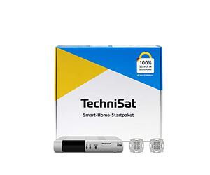 TechniSat Smart-Home Kit de démarrage pour volet Roulant BJ1 - Kit avec unité Centrale 2 et 2 Inserts de volet Roulant encastrés (Technologie Radio Z-Wave, contrôle Intelligent Via Application, pour