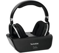TechniSat STEREOMAN 2 V2 Casque sans Fil 2,4 GHz (pour téléviseurs et systèmes de Musique, avec Station d'accueil, AUX-in, entrée Audio Optique) Noir