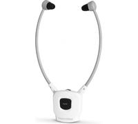 TechniSat STEREOMAN ISI 2 - Casque V2 (deuxième Casque, Casque stéréo sans Fil avec Batterie, sans émetteur, Uniquement adapté au STEREOMAN ISI 2 - V2) Blanc