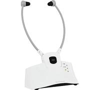 TechniSat STEREOMAN ISI 2 (Version 2) - Casque stéréo sans Fil sans Fil pour téléviseur et chaîne Hi-FI avec Station d'accueil, Blanc
