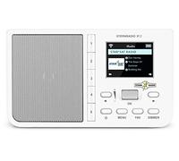 TechniSat STERNRADIO IR 2 - Radio Internet compacte (WLAN, écran Couleur, réveil, Mise en Veille, AUX, Snooze, Touches de sélection directe, contrôle de l'application) Blanc