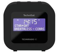 TechniSat TECHNIRADIO 40 Radio de poche DAB+, FM fonction réveil, avec caisson d'enceinte noir
