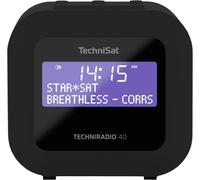 TechniSat TECHNIRADIO 40 Radio-réveil DAB+, FM fonction de charge de la batterie noir
