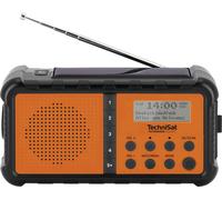 TechniSat TECHNIRADIO SOLAR 2 Radio de table DAB+, FM USB panneau solaire, manivelle, lampe de poche, rechargeable, protégé