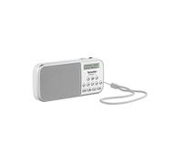 TechniSat TechnirRadio RDR - Radio de Poche Portable Dab + Dab+, FM, USB, Lampe de Poche Blanc