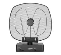 TechniSat DIGITENNE TT2 - antenne d'intérieur orientable (antenne amplificateur Large Bande de 36 DB avec Filtre LTE4 pour la réception des signaux DVB-T2, Dab+ et FM, Interrupteur d'alimentation)