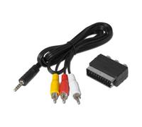 TechniSat Kit adaptateur RCA/Péritel – Compatible DigiPal T2 et Digit S3 – Noir