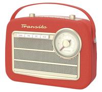 TechniSat Transita 130 - Radio Portable Dab+/FM avec régulateur de fréquence FM (Streaming Audio Bluetooth, USB, écran LCD, Batterie jusqu'à 24 Heures, poignée de Transport, boîtier en Cuir