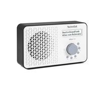 TechniSat Viola 200 - Radio Dab+/FM Portable (écran LCD, antenne télescopique, mémoire pour Les Stations Favorites, Prise Casque, Alimentation Secteur et Piles, Haut-Parleur Mono, RDS, PLL) Blanc
