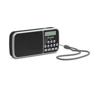 TechniSat Viola 3 - Radio Dab Portable (Dab+, FM, écran LCD, Prise Casque, USB, Aux-in, Lampe de Poche LED, Batterie, mémoire des favoris, Petit, Portable, Haut-Parleur de 1 Watt RMS) Noir