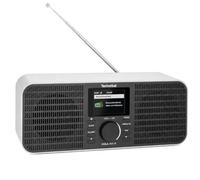 TechniSat Viola 350 IR - Radio Internet stéréo avec Dab+, FM | Streaming audio Bluetooth, 16 W (RMS), écran couleur 2,4" à intensité variable, AUX in, prise casque, argenté