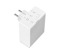 TechniSat Viola Radio Prise Murale - Radio FM Compact à Brancher (Bluetooth, Kit Mains Libres, Boutons de contrôle Direct, 30 présélections, Haut-Parleur Mono 1,5 W) Blanc