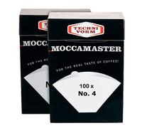 Technivorm Moccamaster 85022 Moccamaster #4 Filtres en papier, Blanc (2)... (Version originale)