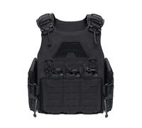 TechnixLabz Porte Plaques, TACOWL ALFA Gilet Tactique à Changement Rapide avec Sangle Molle pour Les Jeux Airsoft
