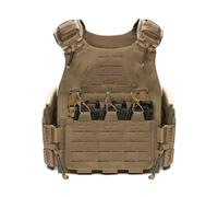TechnixLabz Porte Plaques, TACOWL ALFA Gilet Tactique à Changement Rapide avec Sangle Molle pour Les Jeux Airsoft