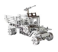 TechnixLabz Puzzle 3D en métal, Warflare Combat Truck DIY Steampunk mécanique en métal, cadeau de décoration créatif pour les fans militaires