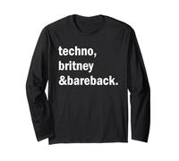 Techno, Britney et Bareback Manche Longue