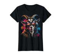 Techno EDM House Goa Festival Electro PSY Trance Rave DnB T-Shirt Graphique avec Valeur, Femme, Noir, L