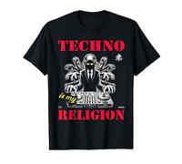 Techno est ma Religion: Conception DJ multitâche ! T-Shirt Graphique avec Valeur