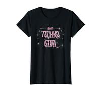 Techno Girl Y2K Butterfly - Teuf Rave idée Tekno Music T-Shirt