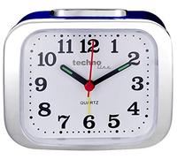 techno line Geneva Réveil de Quartz Bleu Métallisé XL