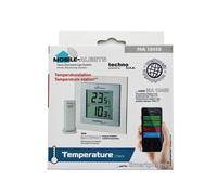Techno Line MA 10450 Thermomètre APP avec capteur extérieur TX51-IT Digital Argent