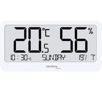 La Crosse Technology Thermomètre hygromètre de bureau WS9455 – Petit, affichage de l'heure